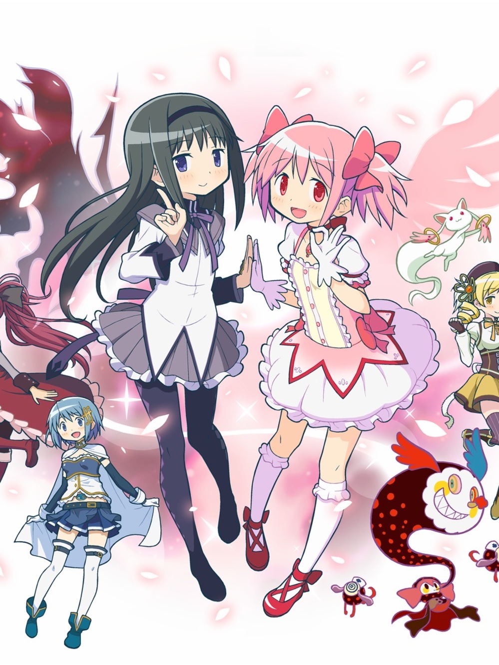 Madoka Magica buttons keychain bracelet sticker anime plush box